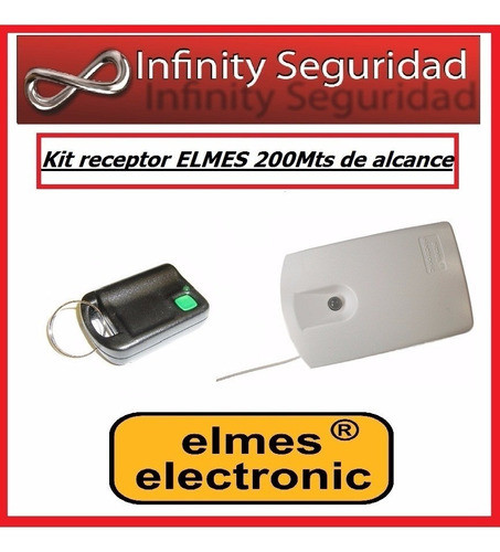 Kit Receptor Con 1 Control Elmes De 1 Canal Largo Alcance 1
