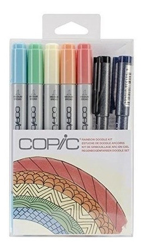 Copic Marcador Dkrain Doodle Kit, Arco Iris 0
