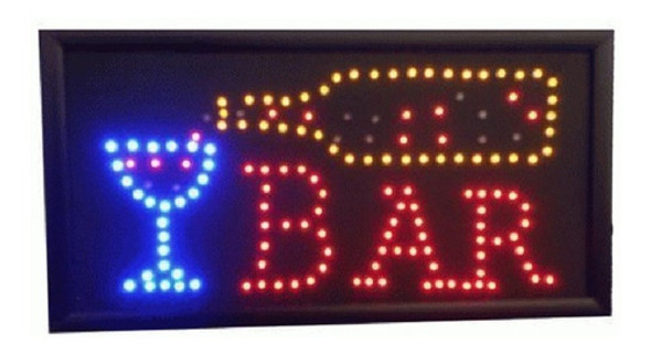 Cartel De Led Bar Para Local Comercial 0