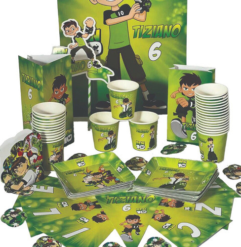Cotillón Infantil Personalizado X 15 Ben 10 1