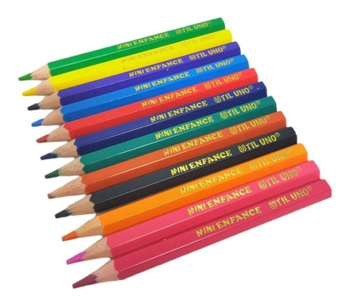 Lápices/pinturitas De Colores Mini Enfance Ecológicos X 12 1