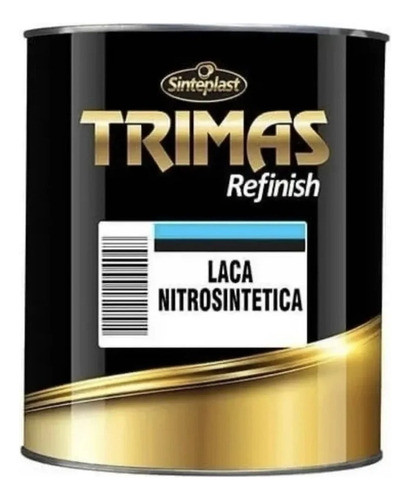 Laca Nitro Blanco Satinado Trimas 1 Litro Muebles Autos 0