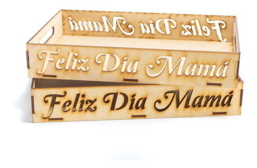 Bandejas 20x30cm, Fibrofacil, Dia De La Madre X5 Unidades 0