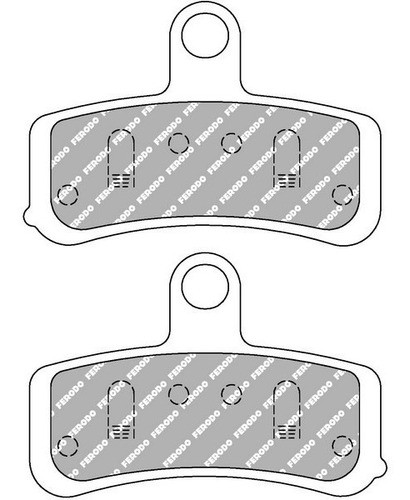 Pastilla Freno Harley Davidson Fxcw Rocker Delantera 08/09 1