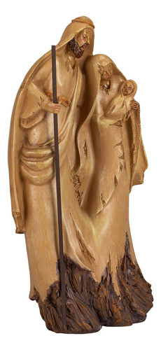 Transpac Aspecto De Madera De Resina, Familia Sagrada 1