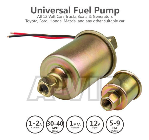 Bomba Eléctrica Externa Universal Nafta Y Diesel A-vip 1