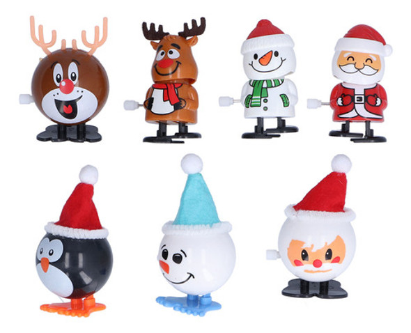 Conjunto De Brinquedos Christmas Wind Up Toys Cute Snowman S 0