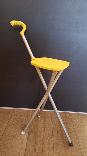 Asiento Plegable - Soporta 113 Kilos - 3 Patas De Apoyo 0