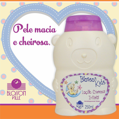 Loção Cremosa Inf + Sabonete Líq Cheirosinho Blosson Ville 1