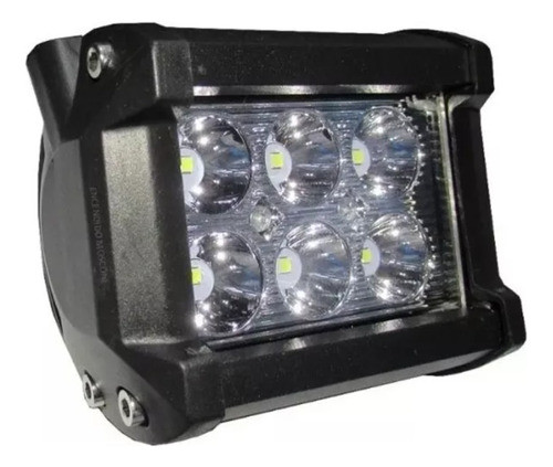 Faro Auxiliar De 6 Led 18w 12v-24v Moto Cuatri 4x4 1