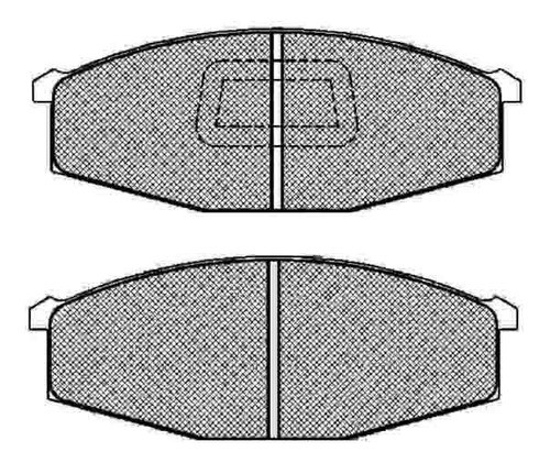Pastillas Freno Para Nissan Patrol 82/90 Delantera Marca Ice 1