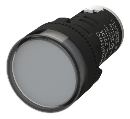 Kit C/ 10 Sinaleiro A Led 22mm 24v Branco 0