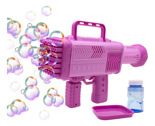 Pistola De Burbujas 46 Agujeros Violeta 0
