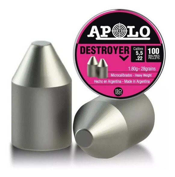 Balines Apolo Destroyer Point 5.5 X100 0