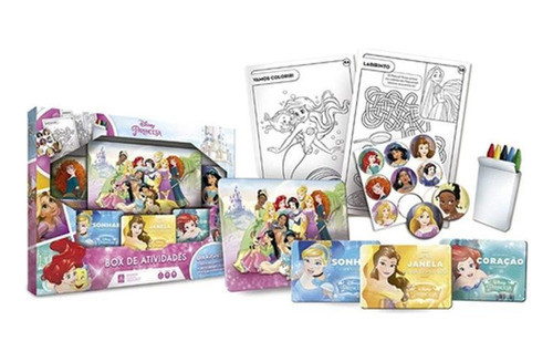 Box De Atividades Disney Princesas - Copag 1