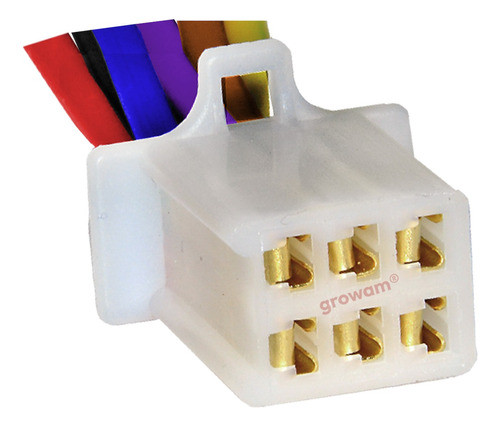 Ficha 6 Vías Universal Para Motos Macho 0