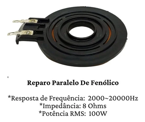 Reparo Champion Tweeter Tuit Stw500 8ohms 100w Rms Original 1