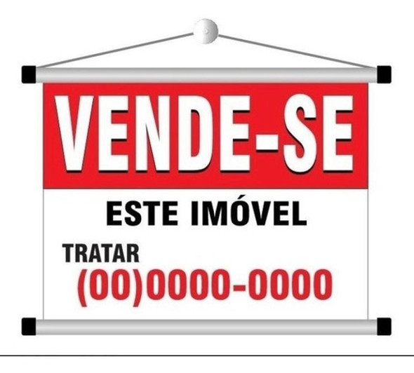 Banner Lona Vende-se Imóvel 70x50 0