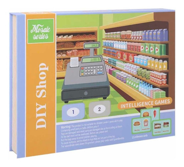 Juego Magnetico Madera Tienda Alimentos Puzzle Cadaques Kids 0