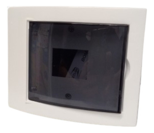 Caja Para Térmica 4 Módulos Embutir Puerta Fume Conextube 0