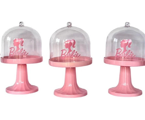 Cumple Barbie Posa Porta Cupcake Candy Bar 10 Unidades 0