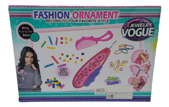 Set Belleza Trenzador Para Armar Trenzas Collares Pulseras 1