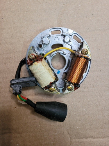 Estator Completo Zanella Vr 50/70 Original Brasil. Plaqueta 1