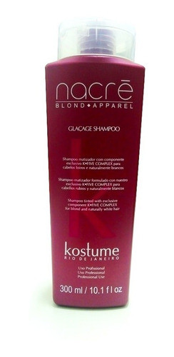 Shampoo + Mascara Matizador Kostume Nacré Importado X 300ml 1