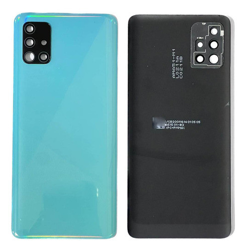 Tampa Traseira Com Lente Câmera Para Galaxy A51 A515 Verde 0