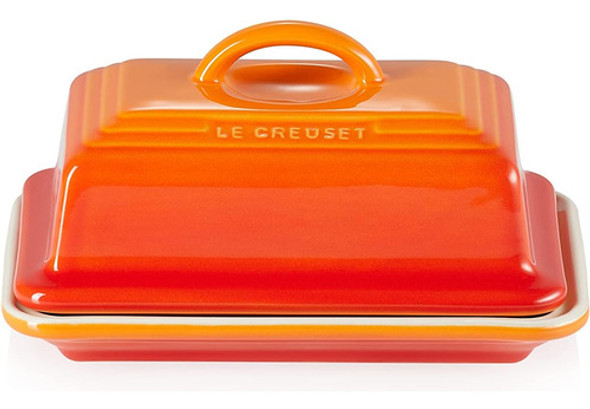 Mantequera Le Creuset Heritage Cerámica Llamas 1