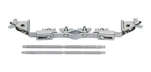 Multi Clamp Dos Monturas Meinl Mc2 Soporte Acero Cromado 0