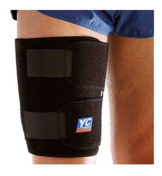 Set 2 Unidades Soporte De Muslo Ajustable Muslera Neopreno 0