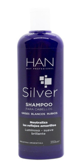 Han Silver Shampoo + Acondicionador Matizador Rubios Grises 1