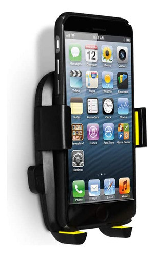 Soporte De Pared Para Telefono Adhesivo - Negro 0