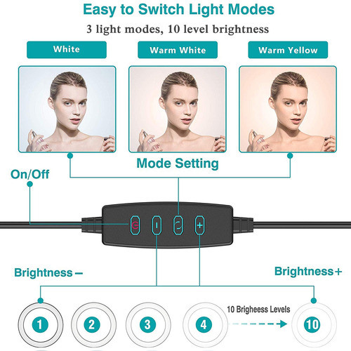 Anillo De Luz Led Con Tripode Y Soporte Para Celular (xmp) 1