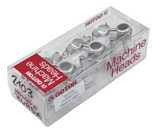 Gotoh (japon) Clavijas Guitarra 6 L Traba Niq #2103t Zurdo 0