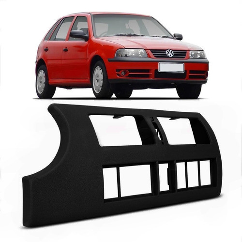 Moldura Central Painel Gol G3 Preto 0