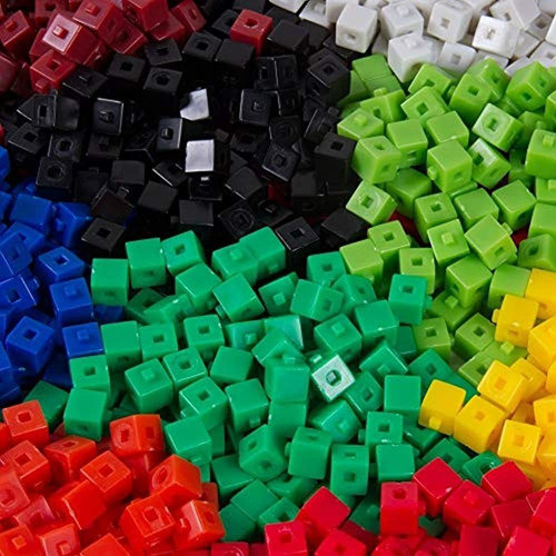 Cubos Centimétricos Hand2mind, Cubos De Enlace Matemático, C 1