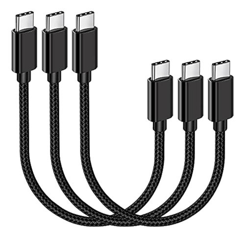 Cable De Carga Rápida Usb C A Usb C De 60 W, [paquete De 3 D 0