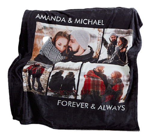 Manta Personalizada Premiun 120 X 145 Cm Ideal Para Ver Tv 0