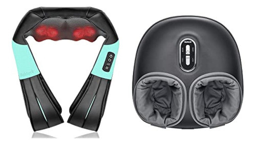 Nekteck Shiatsu Masajeador De Cuello Y Espalda Y 0
