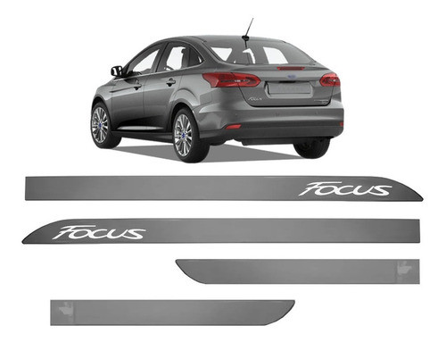 Jogo De Friso Lateral Ford Focus Cinza Ubatuba 2011/2012 0