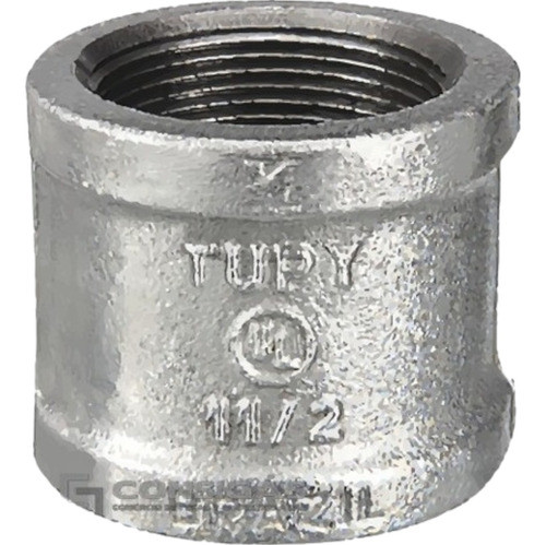 Luva Tupy 1 1/2 150 Lbs Npt Galvanizada 10 Unidades 1