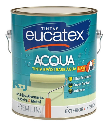 Tinta Epóxi Base Agua S/b Branco, Azulejos, Parede,3,6lts 0