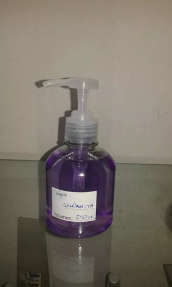 10 Envases Jabon Liquido 250cc Pet Cremera Campanita 1