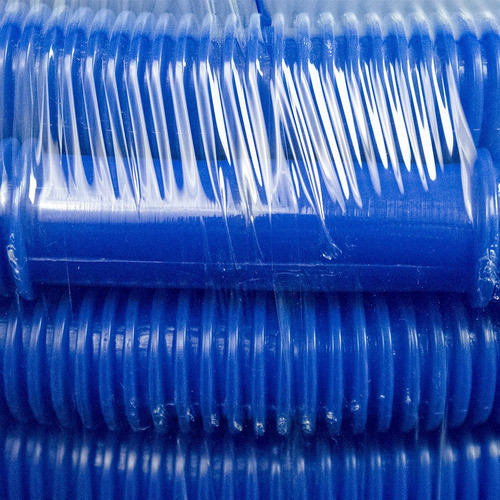 Mangueira Dreno Corrugada Conector Liso 1/2 Azul 50 Metros 1