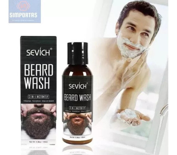 Shampoo Para Barba Instantaneo Sevich Nutre Suaviza 0 Shampoo Para Barba Instantaneo Sevich Nutre Suaviza 0