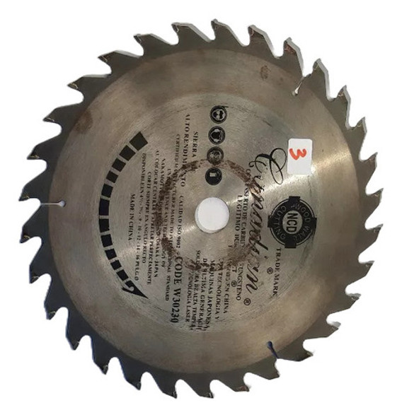 Hoja Sierra Circular Canadian 230mm 30 Dientes Widia Eje 22 0