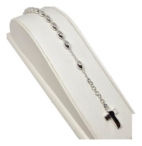 Pulsera Rosario Semilla Plata 925 De 5 Mm 0