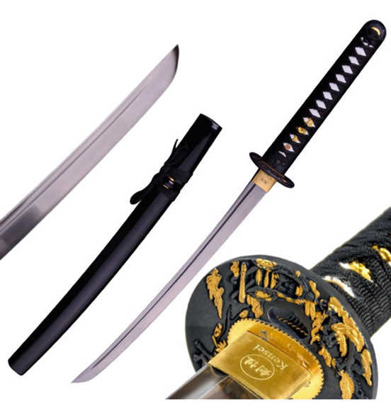 Katana Wakizashi Kensei Aohige Full Tang Filo Extremo 0 Katana Wakizashi Kensei Aohige Full Tang Filo Extremo 0